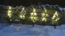 Tannenbaum Leuchtstäbe - 5er Set für den Innen- und Außenbereich