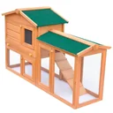 Außenkaninchenstall groß Holz