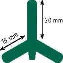 Metallpfahl T-Post, 152 cm, 100 Stück