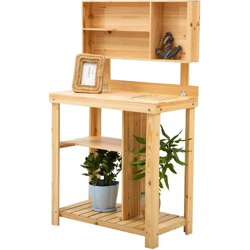 Gärtnertisch mit Ablage natur