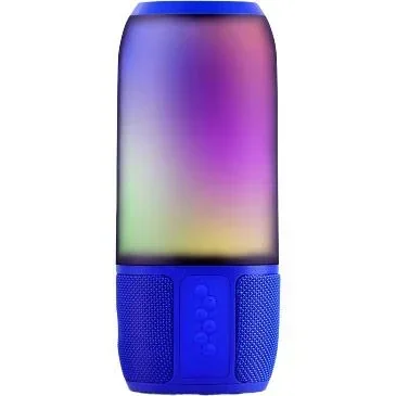 "VT-7456 Bluetooth-Lautsprecher mit RGB-Beleuchtung - 2x 3Watt - Blau image"