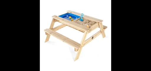 "Spiel- und Picknicktisch Surfside, Outdoor-Spieltisch für Kinder aus Holz, Sand-, Wasser- und Picknicktisch, natur image"