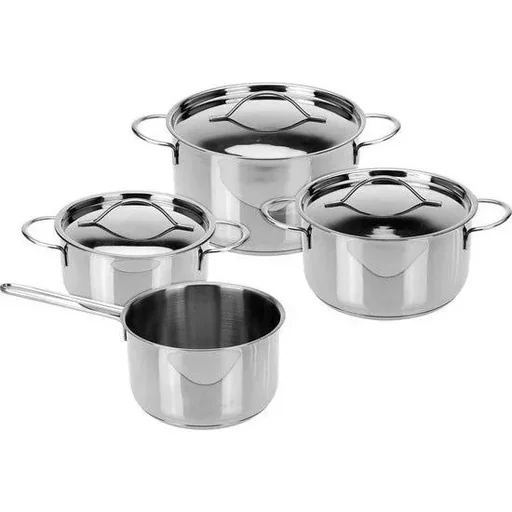 "7-teiliges Kochgeschirr-Set - mit Glasdeckeln image"