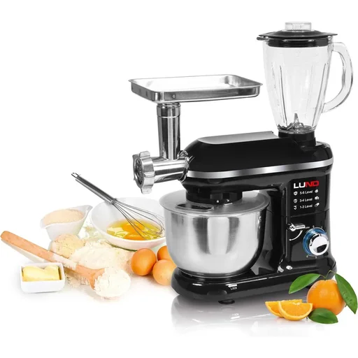 "Küchenmaschine Mixer 3in1 - 1000W - 240V - 6 Geschwindigkeiten und Turbofunktion image"