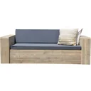 Loungebank robust Gerüst Holz 200 cm Semi-Montage-Paket