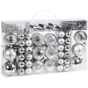 Christbaumschmuck - Christbaumschmuck - Silber - 66 St.