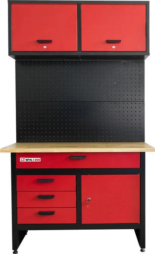 "Werkbank mit Hängeschrank und Lochwand image"