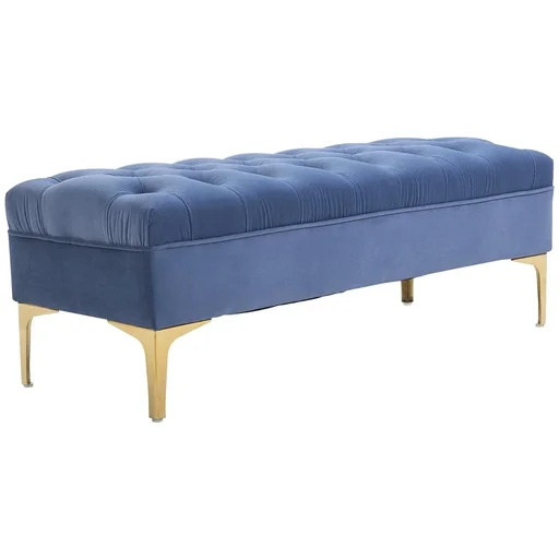 "Polsterbank blau/gold image"