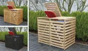 Mülltonnenbox "Vario V" für 2 Tonnen, anthrazit