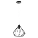 Pendelleuchte Retro Hängelleuchte Hängelampe, Industrielle Vintage LED Pendellampe für Büro Wohnzimmer Esszimmer, Stahl,