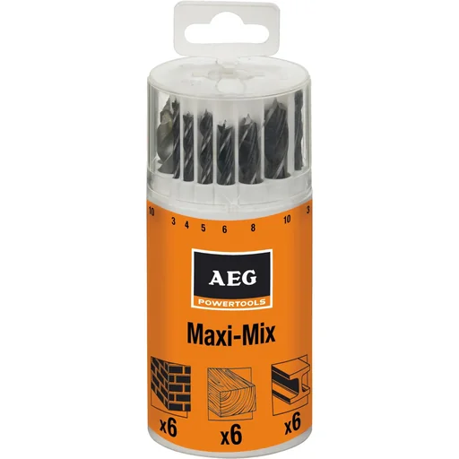 "Maxi Mix borenset Kunststoffkassette 18 Platte image"