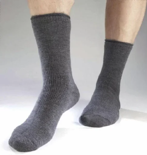 "Thermo Socken mit Heizeffekt, Farbe grau/ hellgrau, Gr.40 - 45 image"