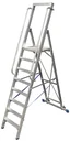 Stufen- Stehleiter m. großer Standplattform, 7 Stufen