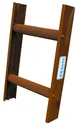 Kaminkehrerleiter, Alu, Farbe braun, 7 Sprossen, B 33 cm, L 200 cm