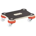 Transporthilfe MM 1355, 33 x 23 x 9 cm, harte Rollen Ø 50 mm, Gleitlager, Platte Maxigrip FSC®, Tragkraft 200 kg