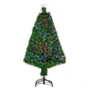 Weihnachtsbaum 1,2 m Christbaum Kunsttanne 130 Äste mit LED-Lichtern