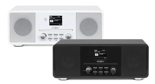 "Design DAB+/UKW-Radio mit Bluetooth, CD, USB, Aux-In und Encoding holzfarben image"