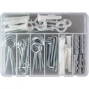 Schraubhaken - Sortiment Pirat Hook Mix 60 teilig