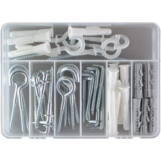 "Schraubhaken - Sortiment Pirat Hook Mix 60 teilig image"