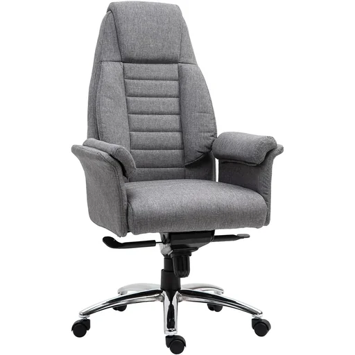 "Vinsetto Bürostuhl  ergonomisch hellgrau image"