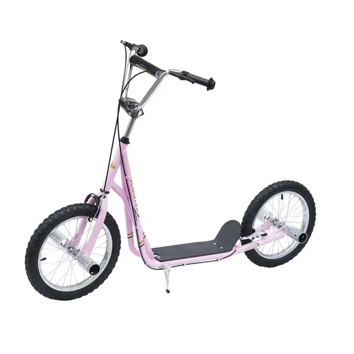 "Kinderroller Scooter Tretroller Roller mit luftreifen Cityroller Kinder Roller Kickboard ab 5 Jahre Kleinkind 16 Zoll Ro image"