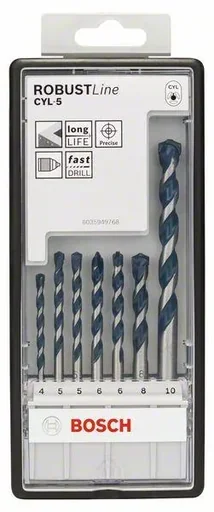"Betonbohrer-Set, Robust Line, CYL-5, 4-10 mm, 7-teilig image"