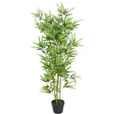 Künstliche Pflanze mit Topf Bambus 120 cm grün