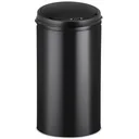 Abfallkorb mit Sensor Edelstahl schwarz 40 Liter