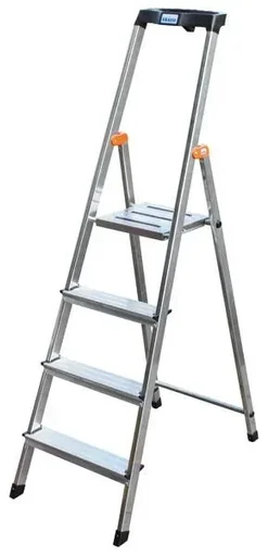 "Alu - Stufen - Stehleiter, 6 Stufen image"