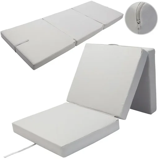 "Matratze grau 190x70x10cm faltbar image"