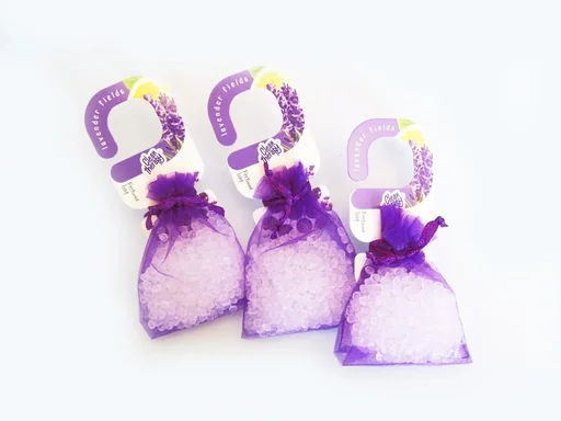 "Duft-Säckchen, Organza-Beutel, Lavendelduft, Lila, 3er-Set image"