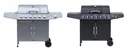 Gasgrill "Dayton" 6 Hauptbrenner + 1 Seitenbrenner, silber