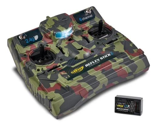 "Fernsteuerung Reflex Stick II 2.4 GHz 6 CH Camouflage image"