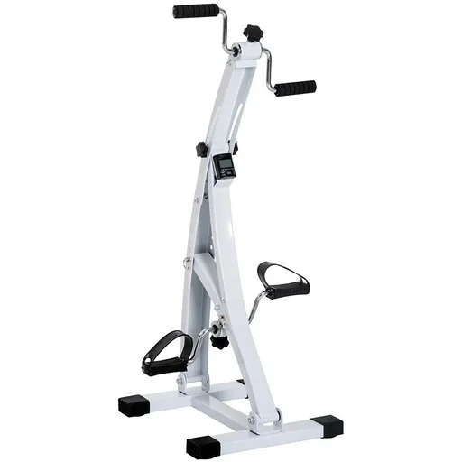 "Heimtrainer Bewegungstrainer Pedaltrainer für Senioren Weiß image"