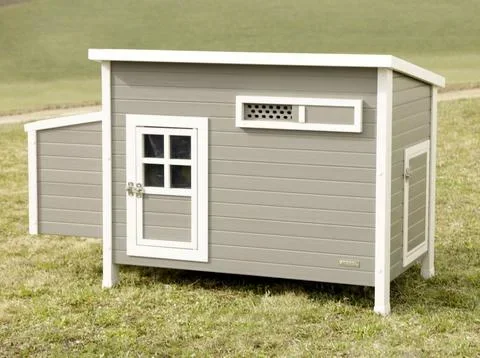 "Eco-Kunststoffstall "Barney" für Hühner - UV- und wetterbeständig image"