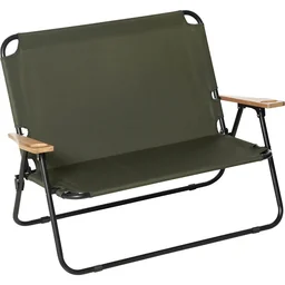 Campingstuhl 2-Sitzer klappbar tragbar Gartenstuhl Regiestuhl Klappstuhl mit Get