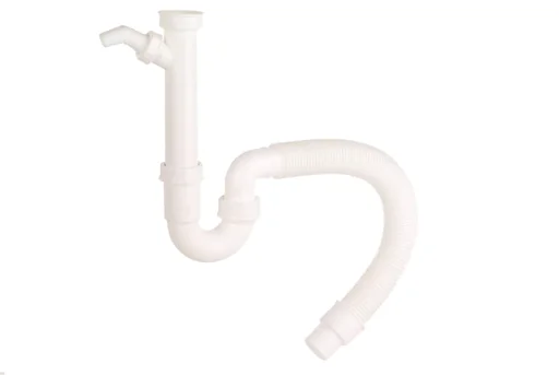 "Flex- Spültisch- Röhrensiphon, 1 1/2" mit 3/4" Geräteanschluss image"