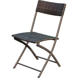 Balkonmöbel als 3-teiliges Set kaffeebraun