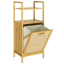 Badezimmerregal mit Wäschekorb 43l 40 x 30 x 95cm
