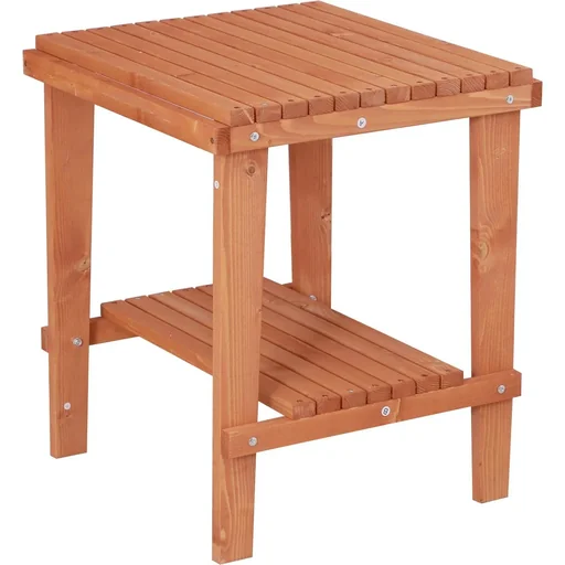 "Holzhocker Beistelltisch Blumenständer Kinderstuhl Schemel Allzweck Tannenholz Natur 50 x 50 x 60 cm image"
