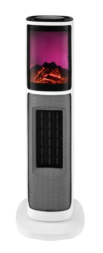 "Heizlüfter mit Kaminfeuer und 3D Flammeffekt, 2000W , inklusive Fernbedienung image"