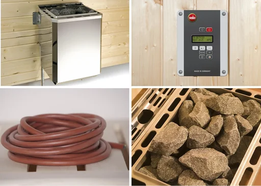"Saunaofenset 3 - 9,0 kW OS mit Ofenanschlußkabel image"
