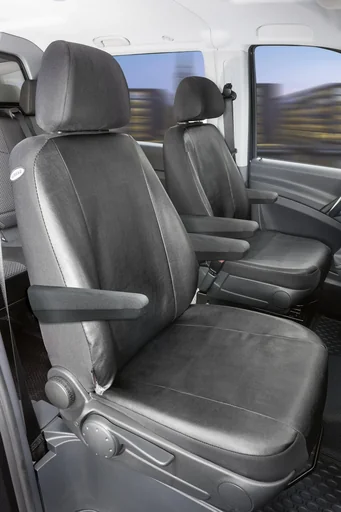 "Passform Sitzbezüge - Kunstleder für Mercedes Viano W639 und Vito W639 ab BJ 06/2003 bis 05/2014 image"