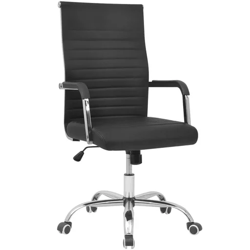 "Bürostuhl 55x63 cm Kunstleder schwarz image"