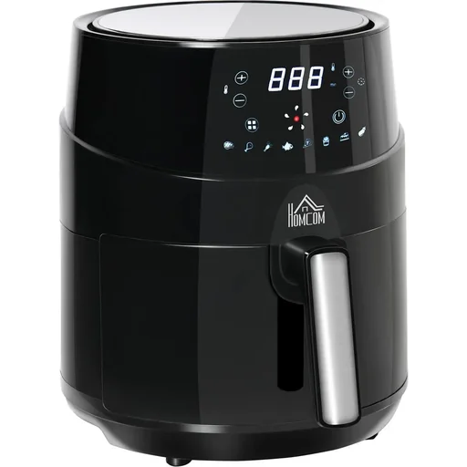"Heißluftfritteuse ohne Öl 4,5 L 1500W Airfryer mit 8 voreingestellte Modi LED-Display Antihaftbeschichteter Korb für ges image"