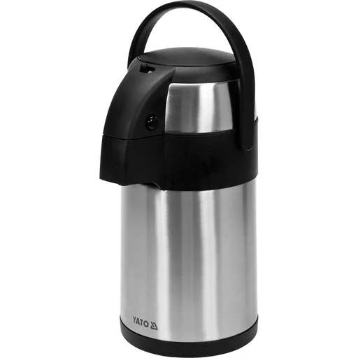 "Thermoskanne mit Anti-Tropf-Schutz - 2,2L - Edelstahl image"