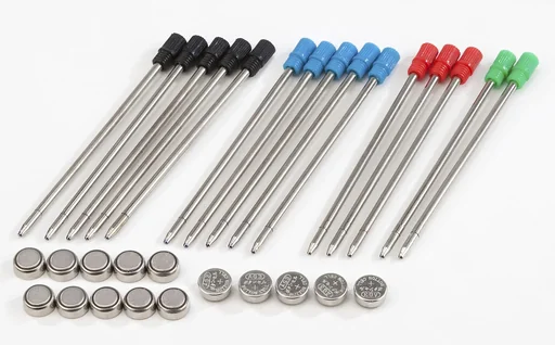 "Batterie- und Minen-Ersatz-Set, 30-teilig, für LED-Kugelschreiber-Set 836154 image"