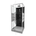Komplettdusche Fertigdusche 90 x 90 x 225 cm