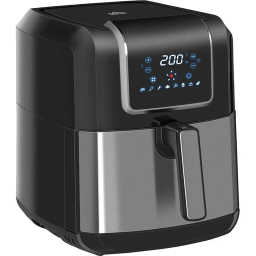 "Heißluftfritteuse - 1700W - 6,5 Liter - Schwarz/Grau - 36,5 x 29 x 33,8 cm image"