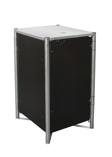 "Mülltonnenbox 1er Box, Kunststoff schwarz, für 240 l Tonnen image"